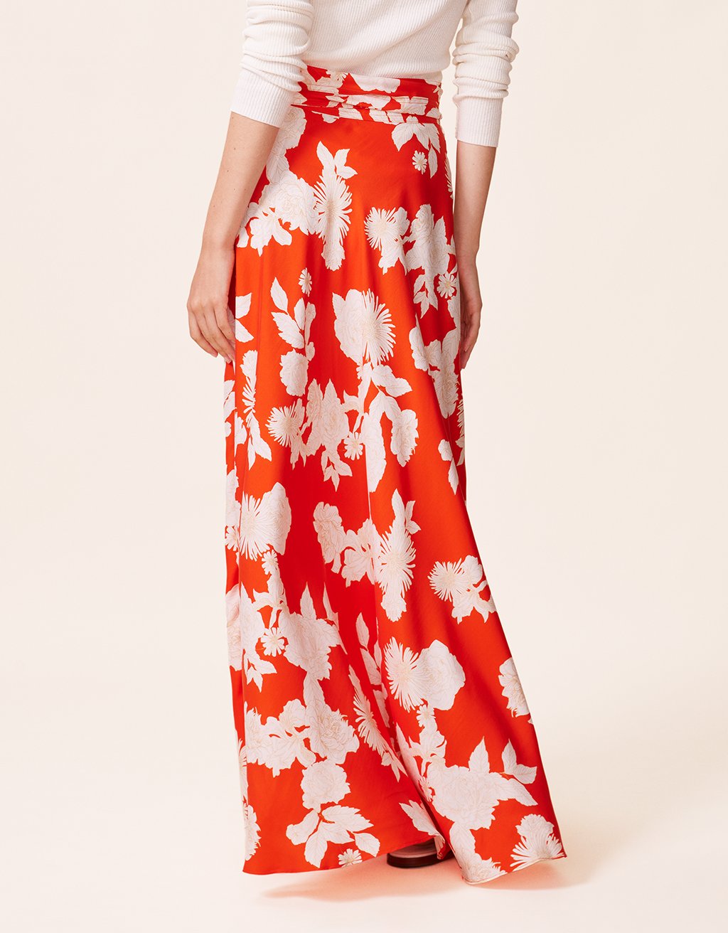 washable silk wrap skirt
