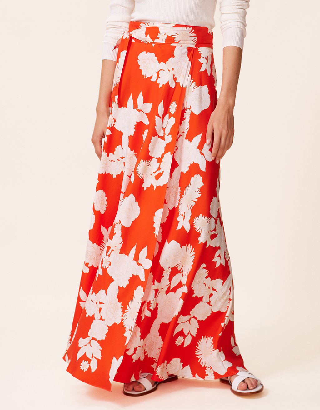 washable silk wrap skirt