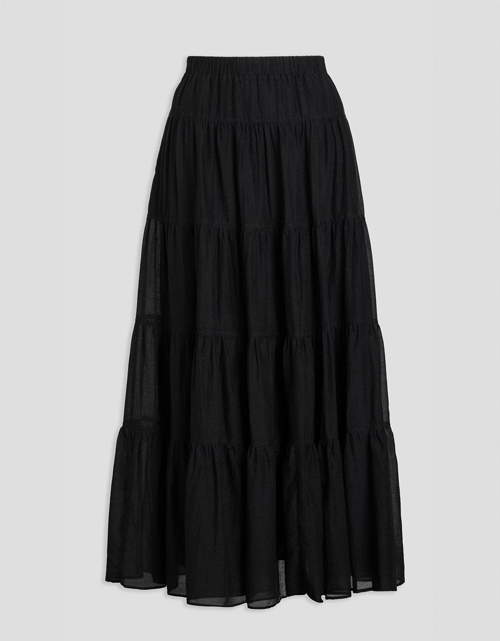 cotton silk skirt