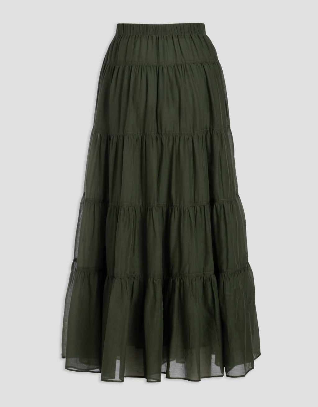 cotton silk skirt