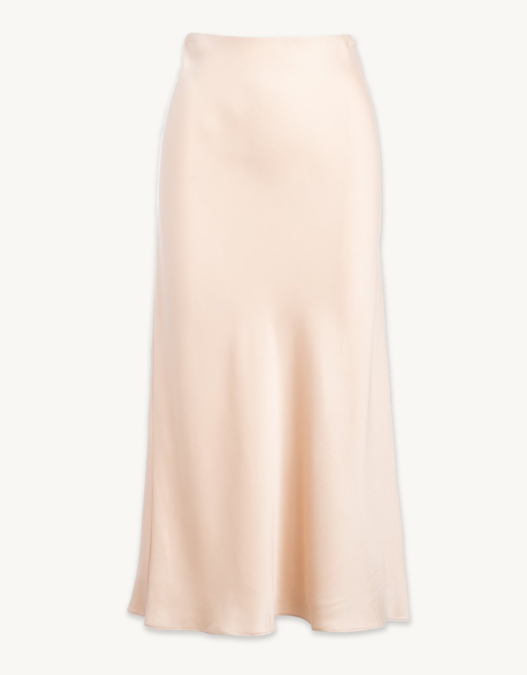 silk column skirt