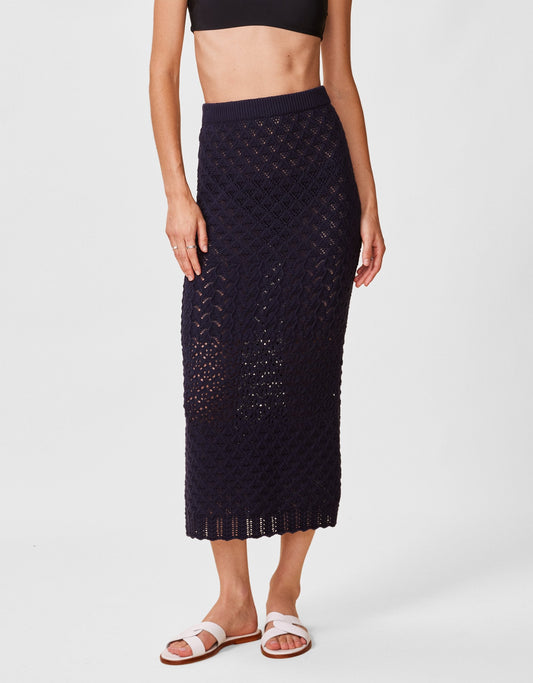 cotton sweater skirt