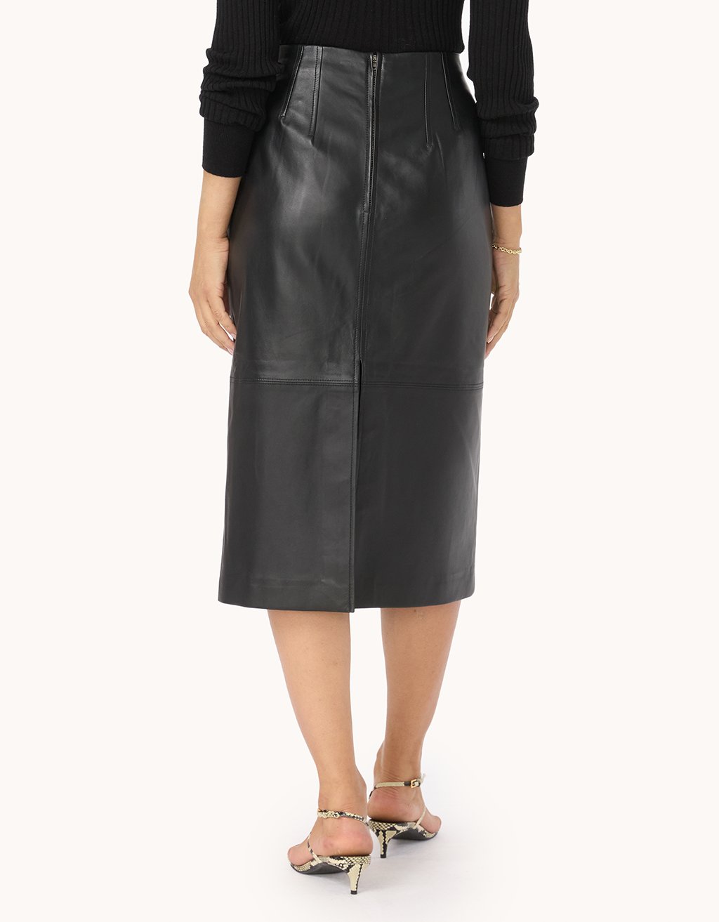 Leather Pencil Skirt