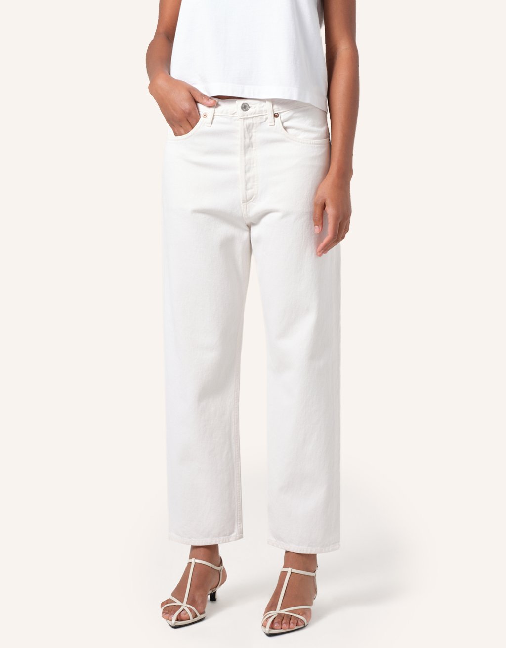agolde 90s crop jean