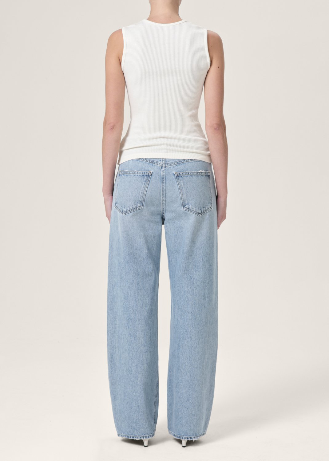 agolde low curve jean
