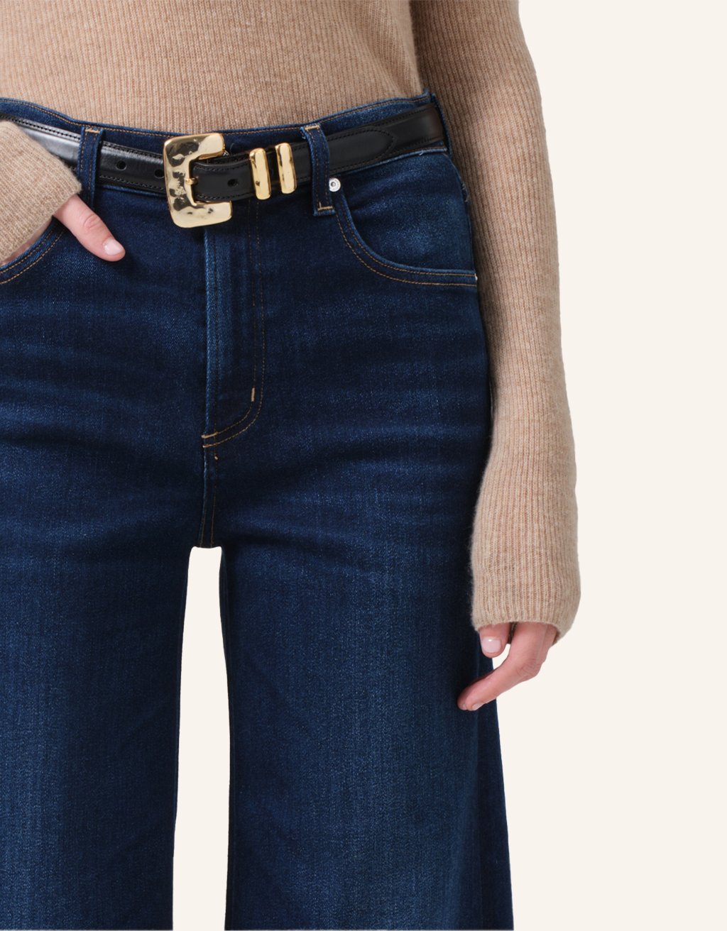 citizens of humanity lyra crop wide leg jean