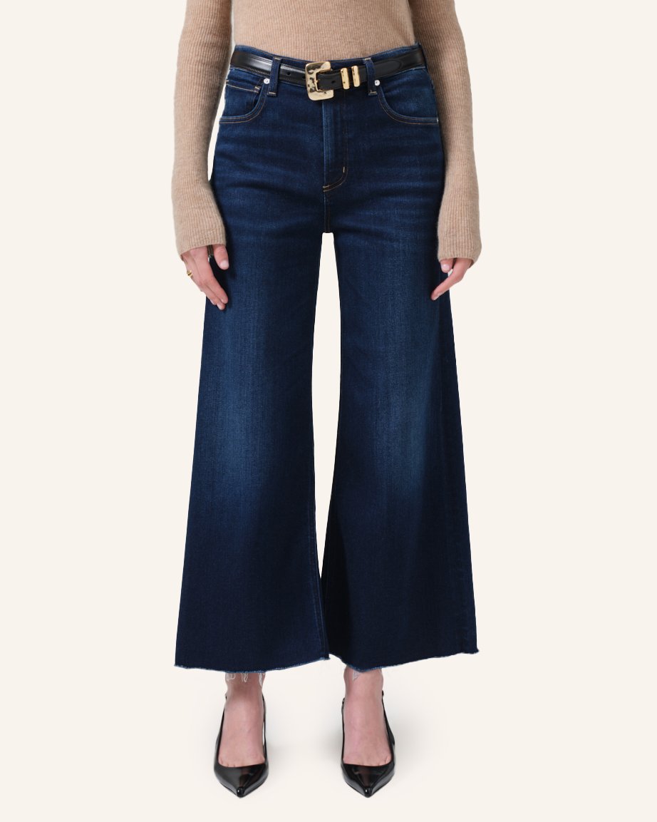 citizens of humanity lyra crop wide leg jean
