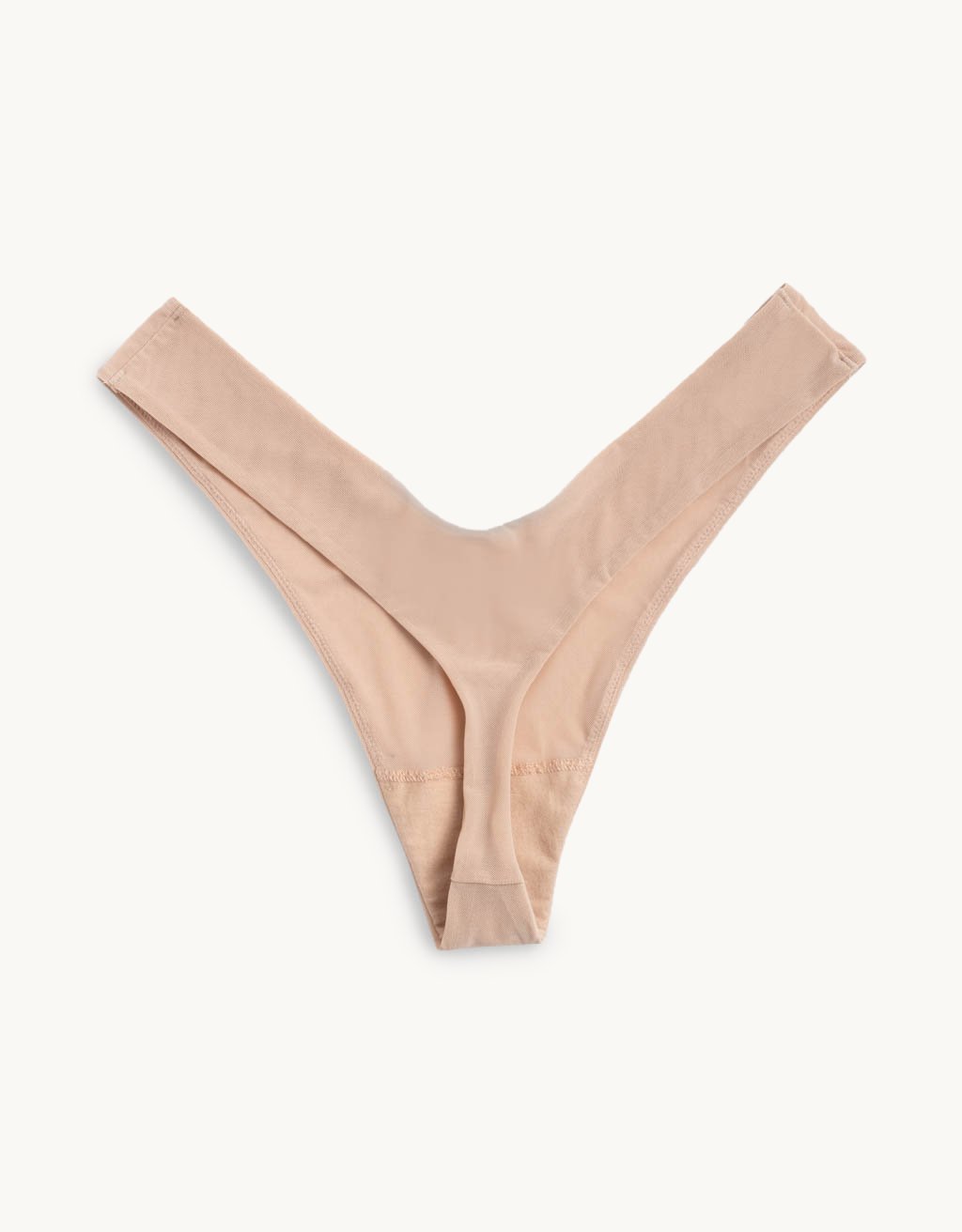 high cut mesh thong