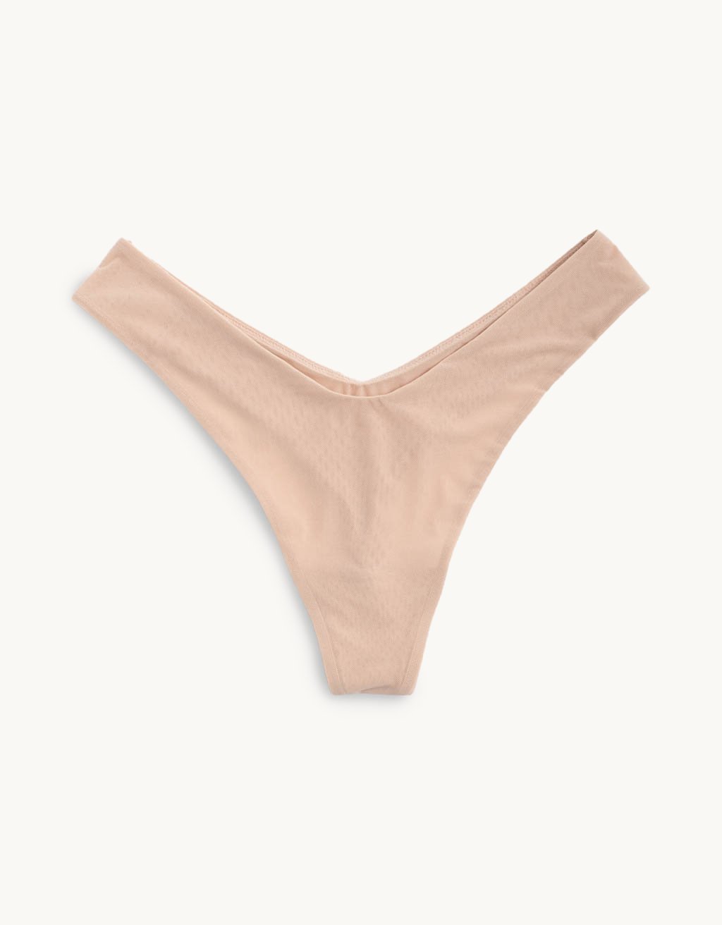 high cut mesh thong