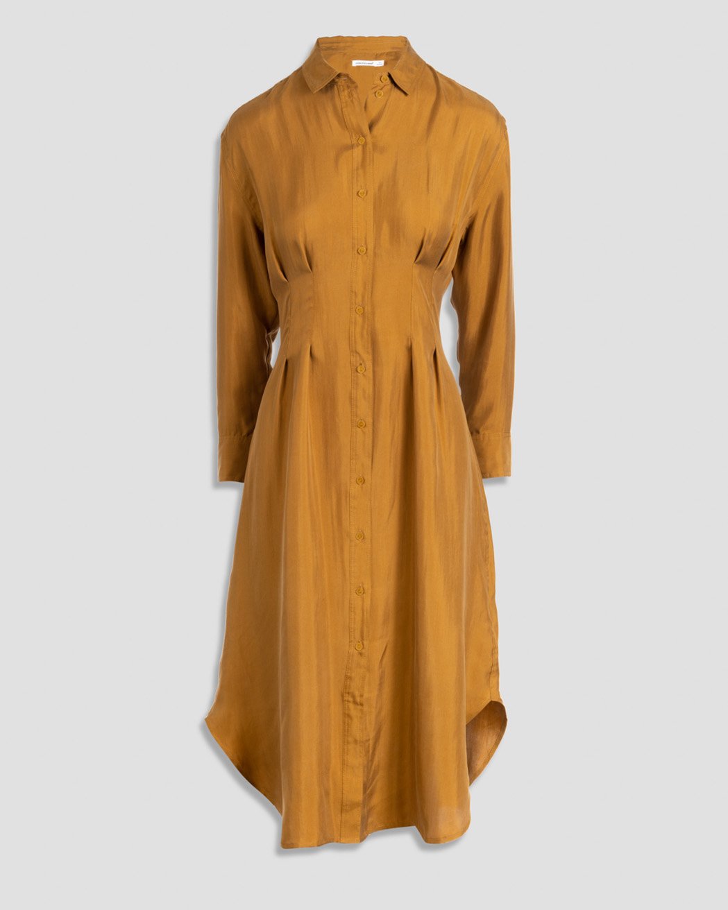silk shirt dress