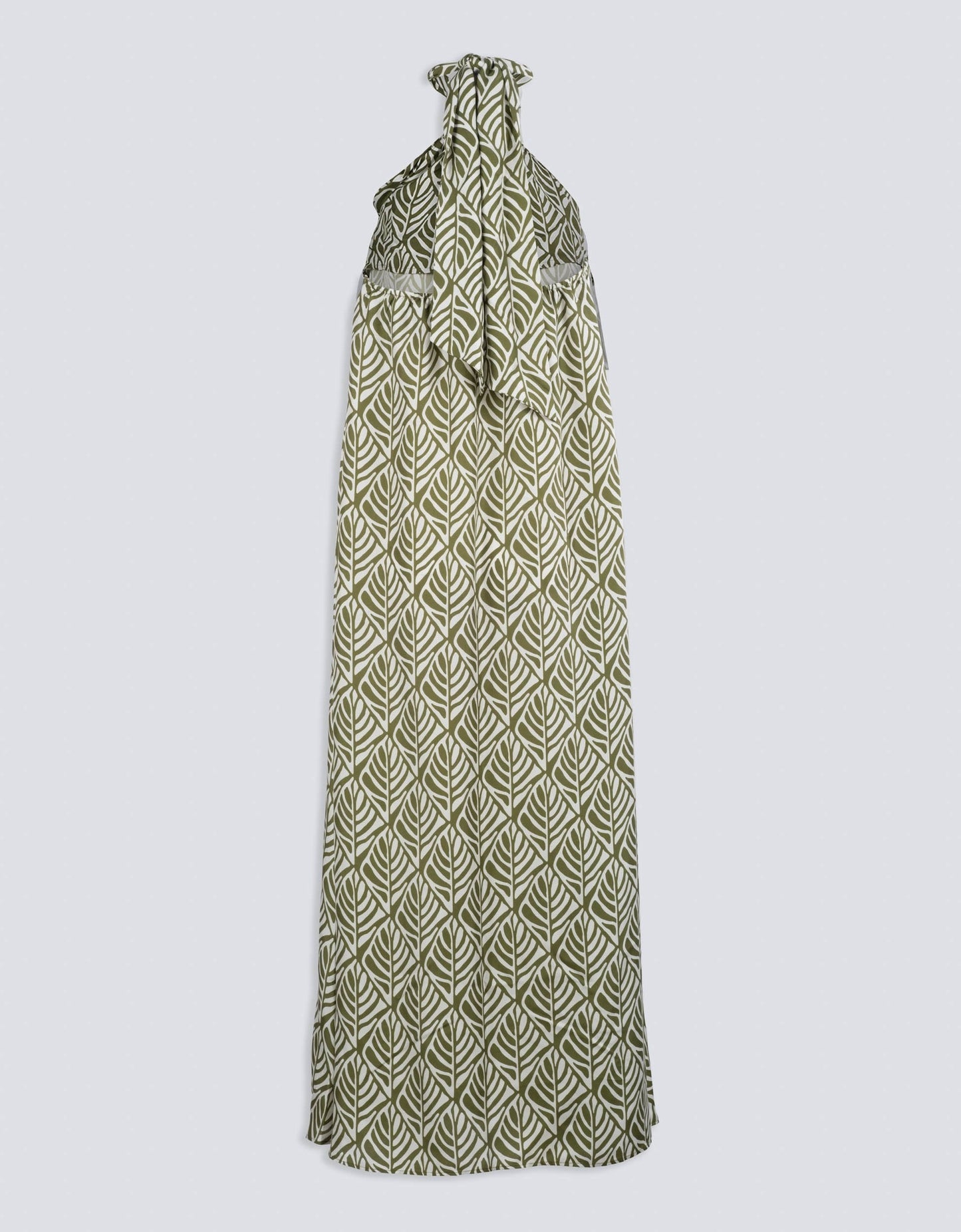 washable silk halter dress