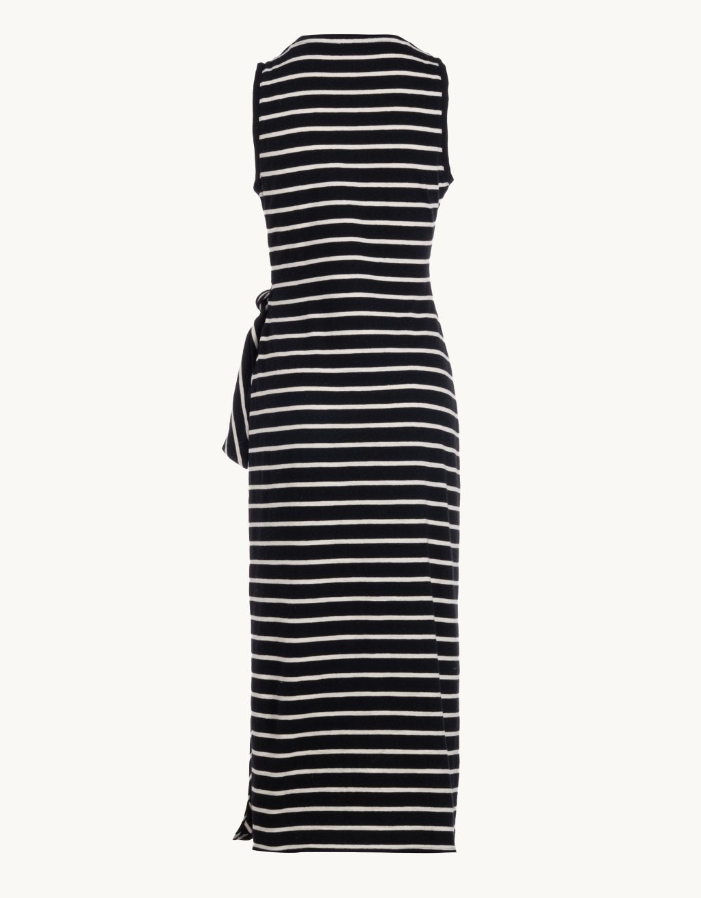 cotton side tie dress