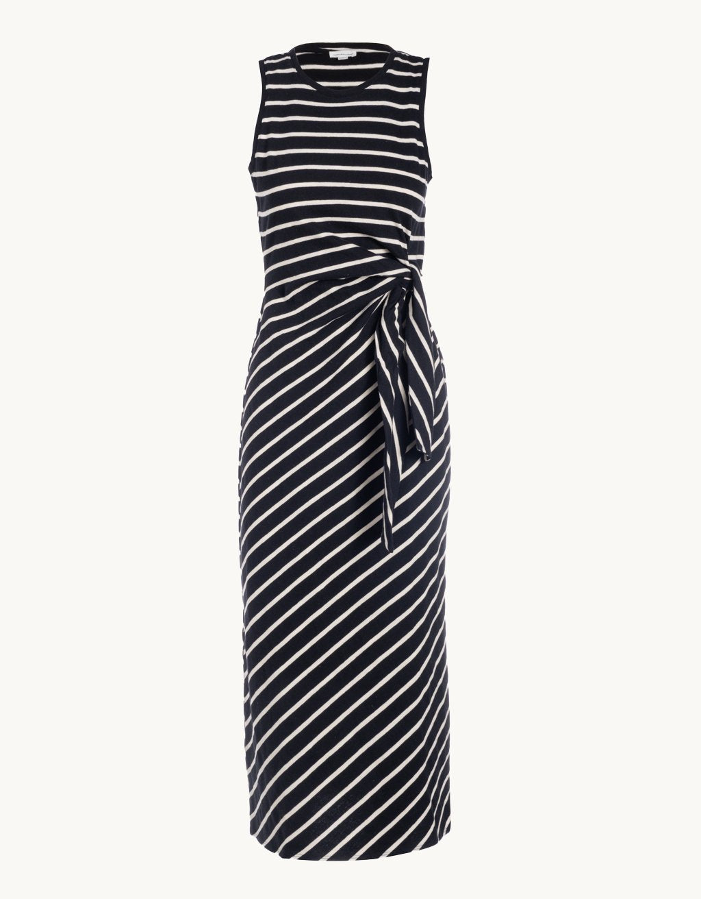 cotton side tie dress
