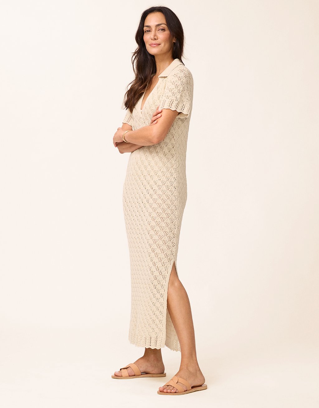 knit coverup dress
