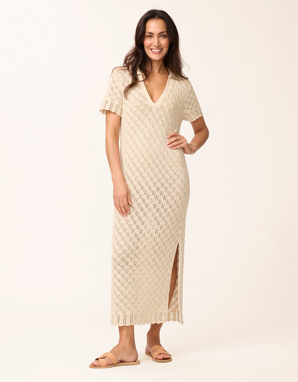 knit coverup dress