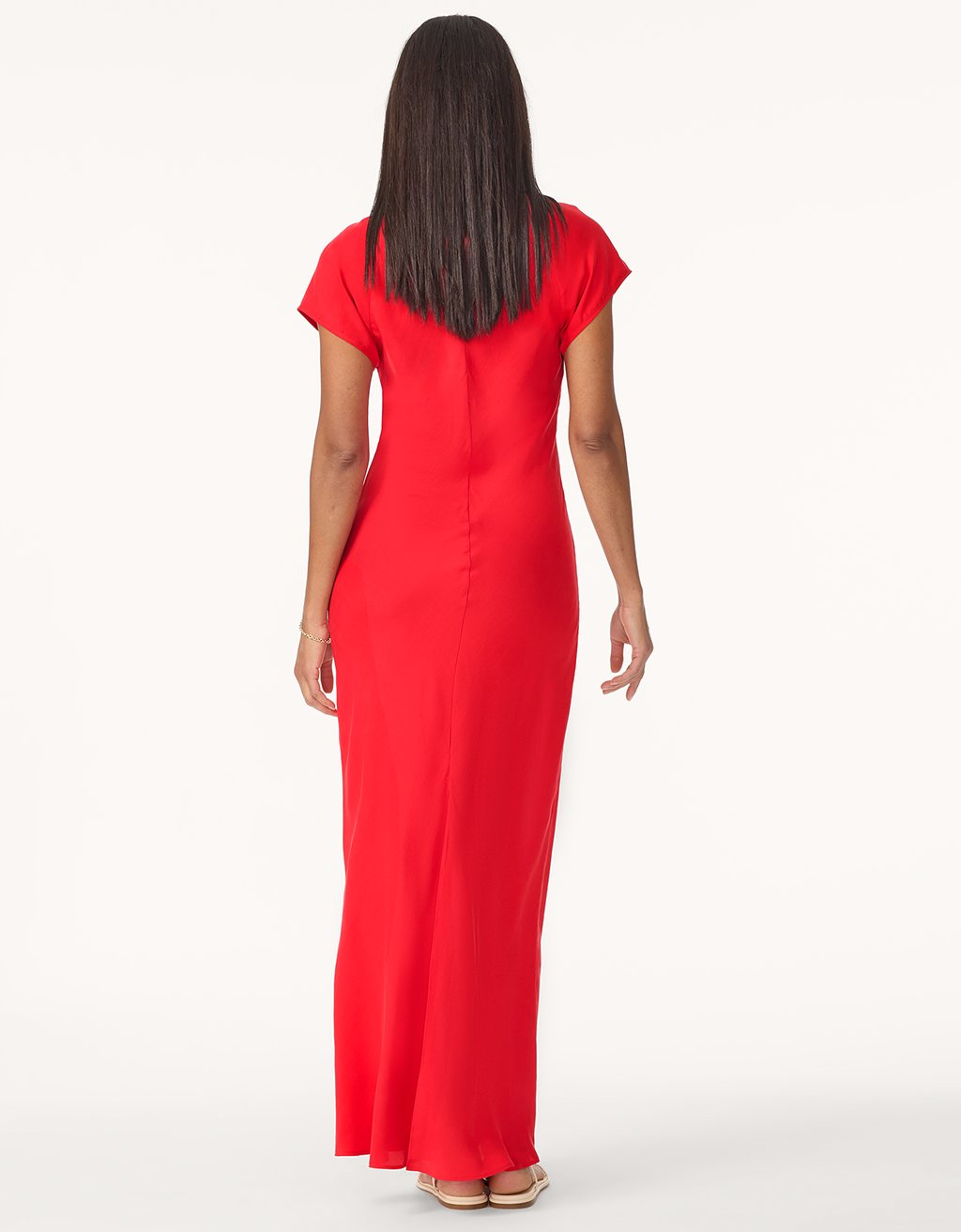 silk maxi dress