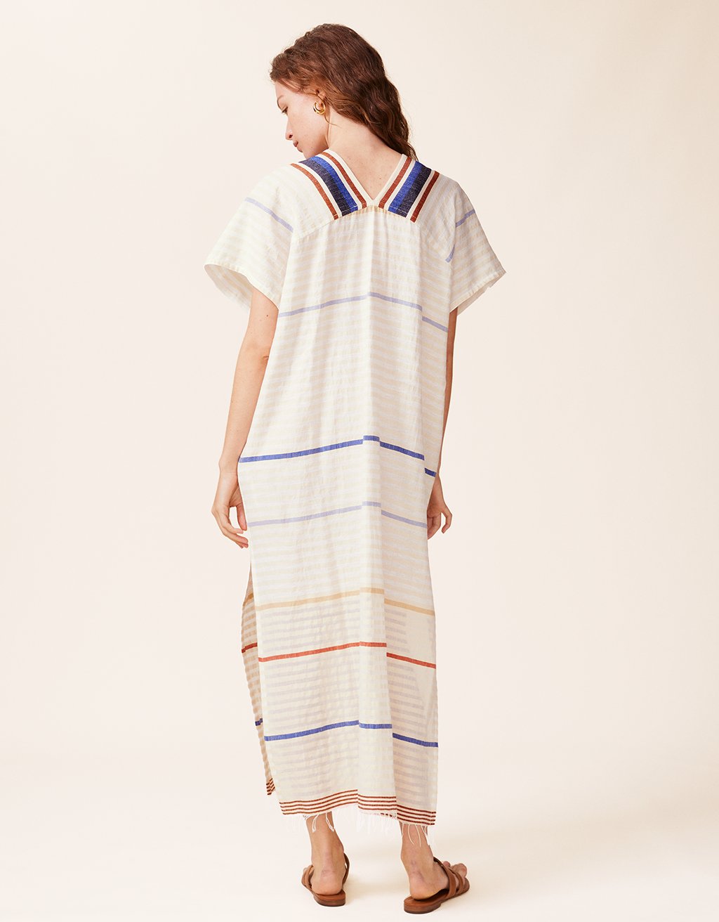 Lemlem Gasira V Neck Caftan