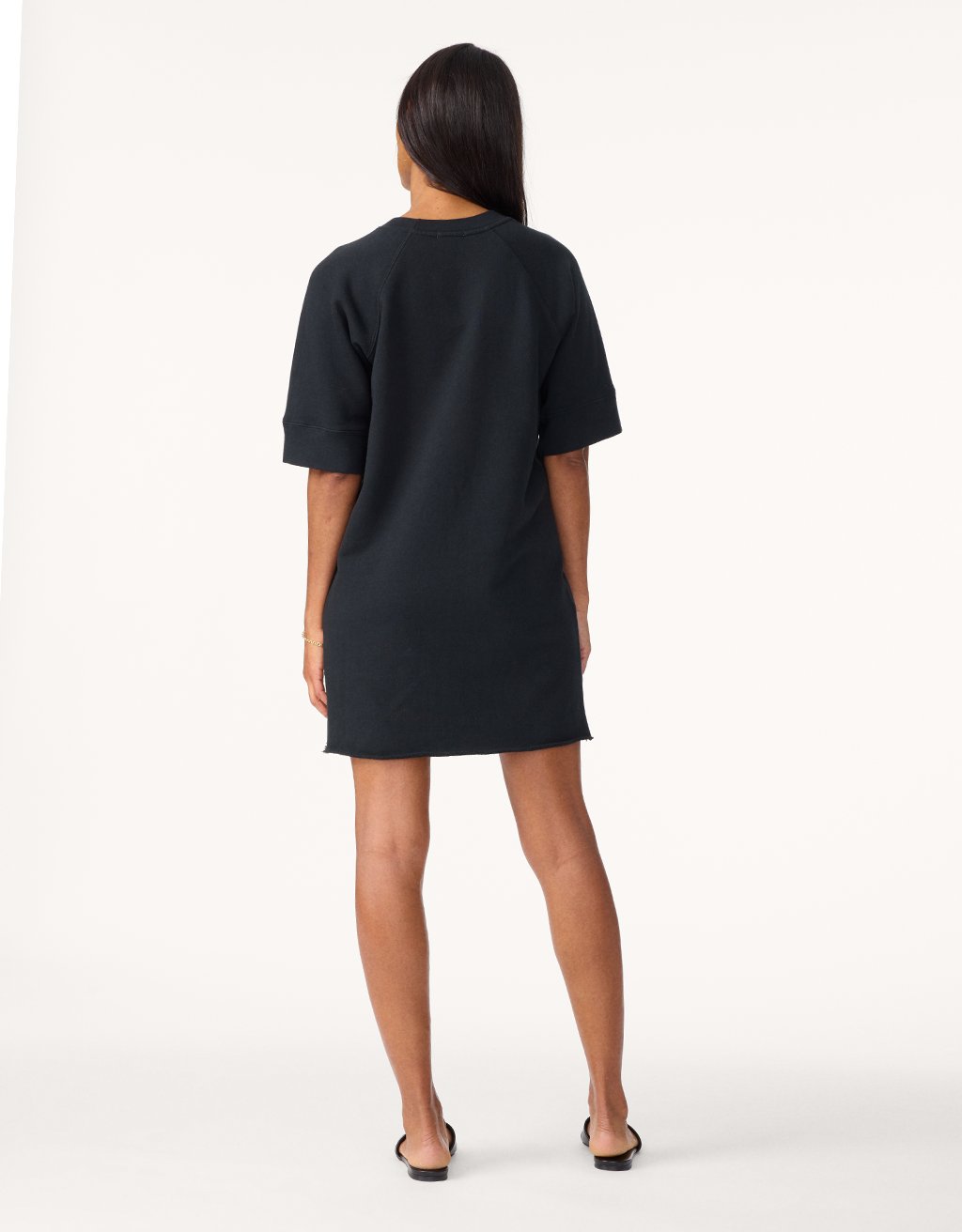 french terry sweatshirt dress