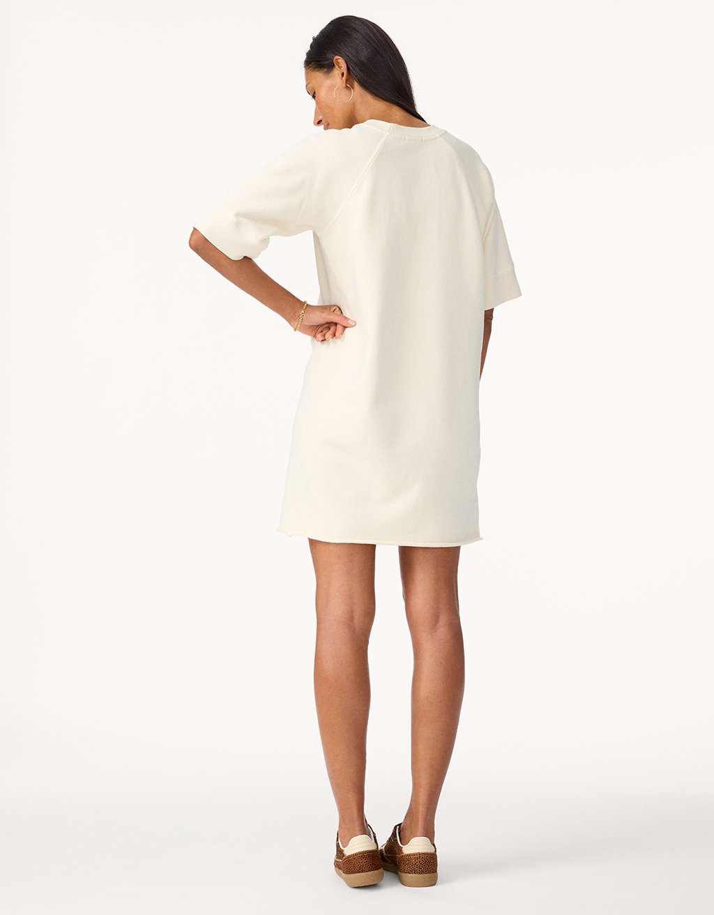 french terry sweatshirt dress