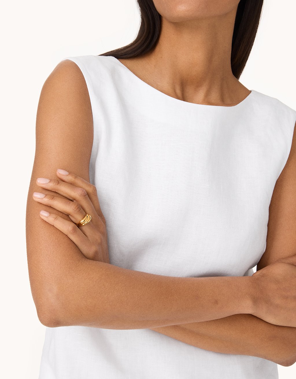 linen shift dress