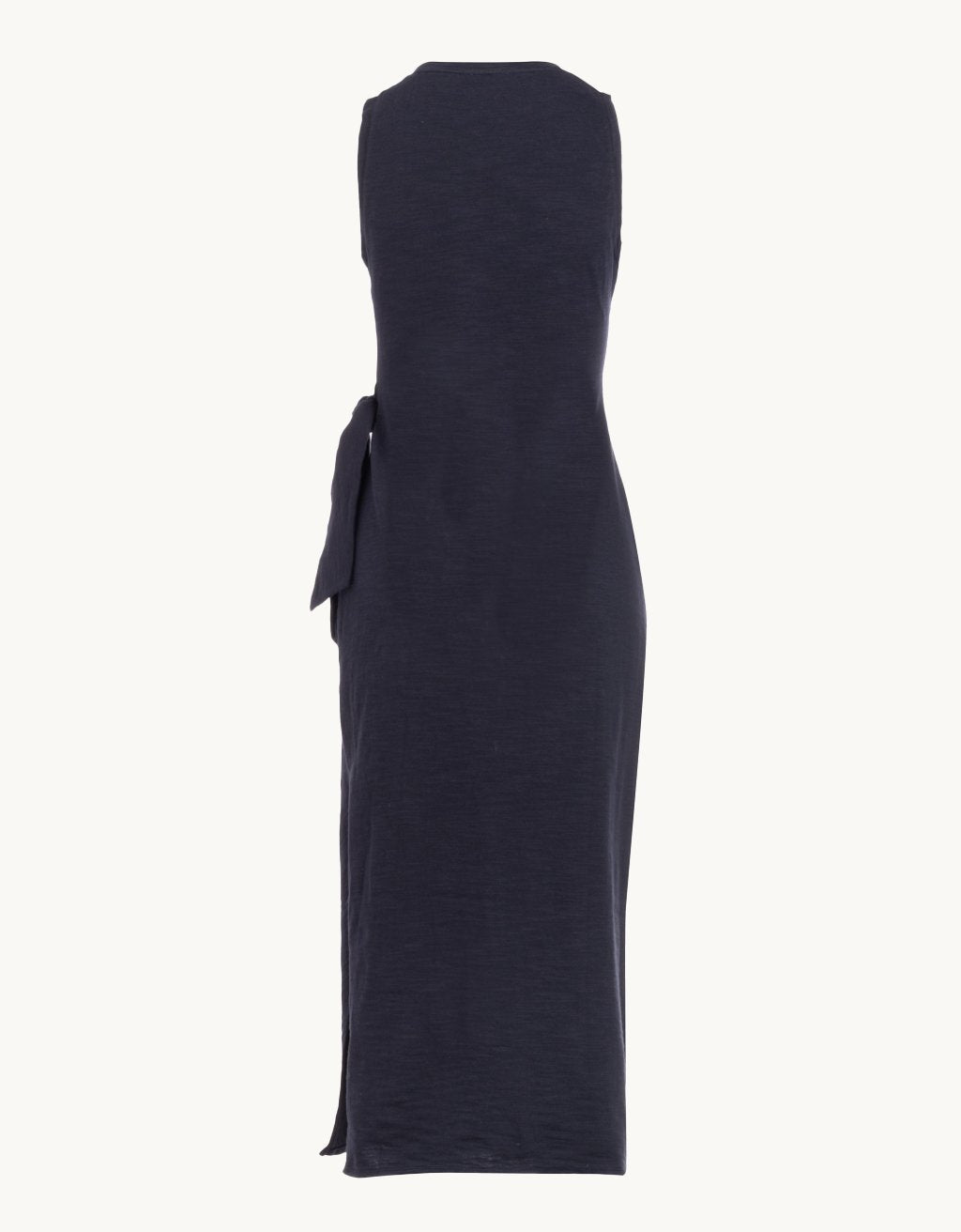 cotton side tie dress