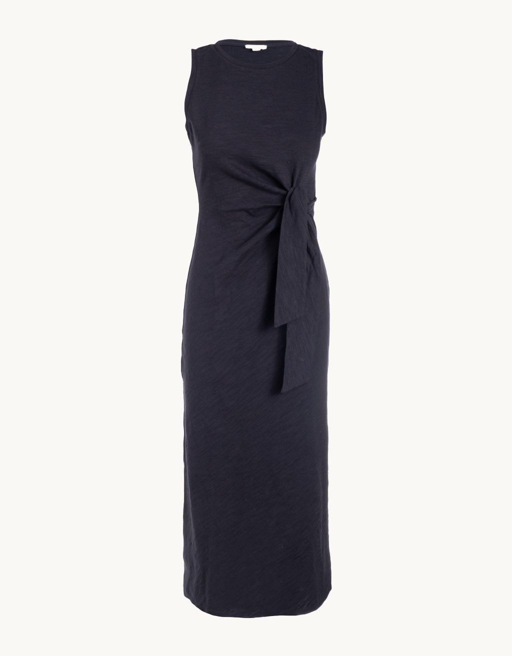 cotton side tie dress