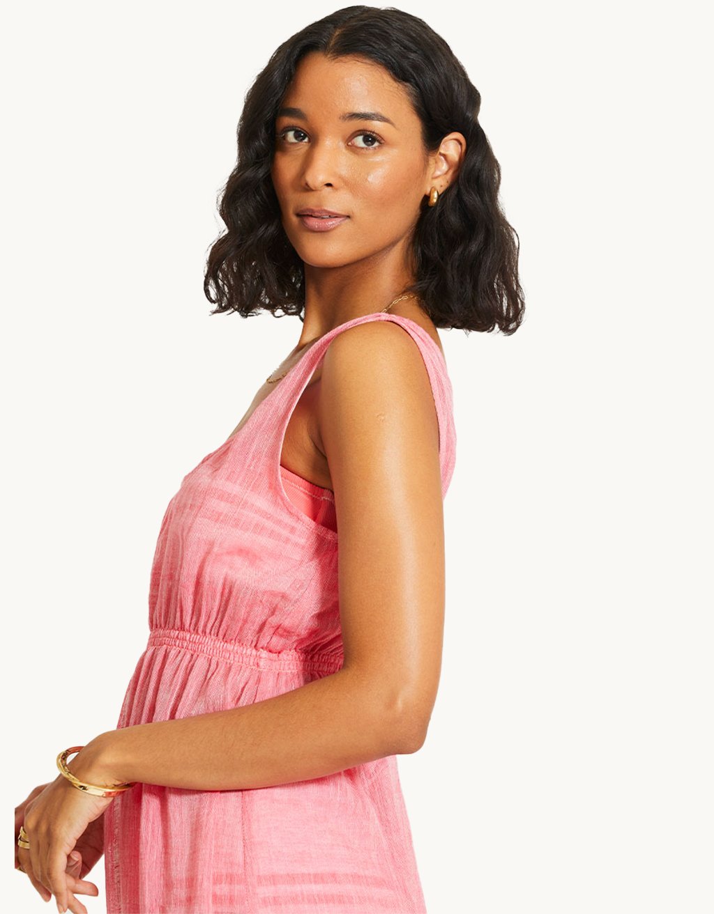 Lemlem Melat Scoop Neck Dress