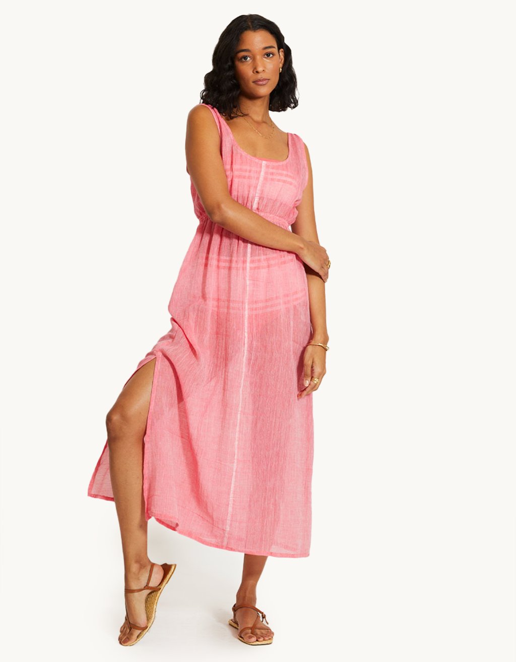 Lemlem Melat Scoop Neck Dress