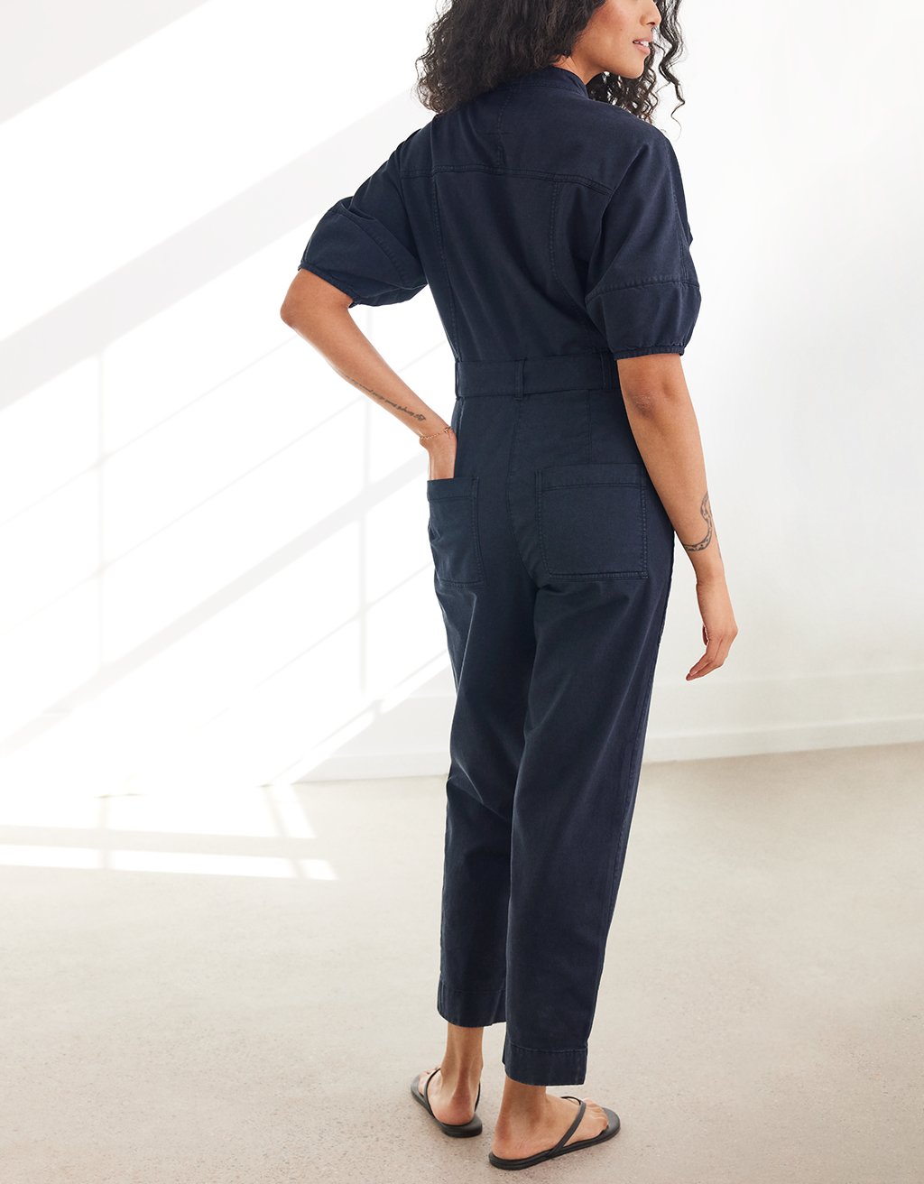 Puff Sleeve Jumpsuit