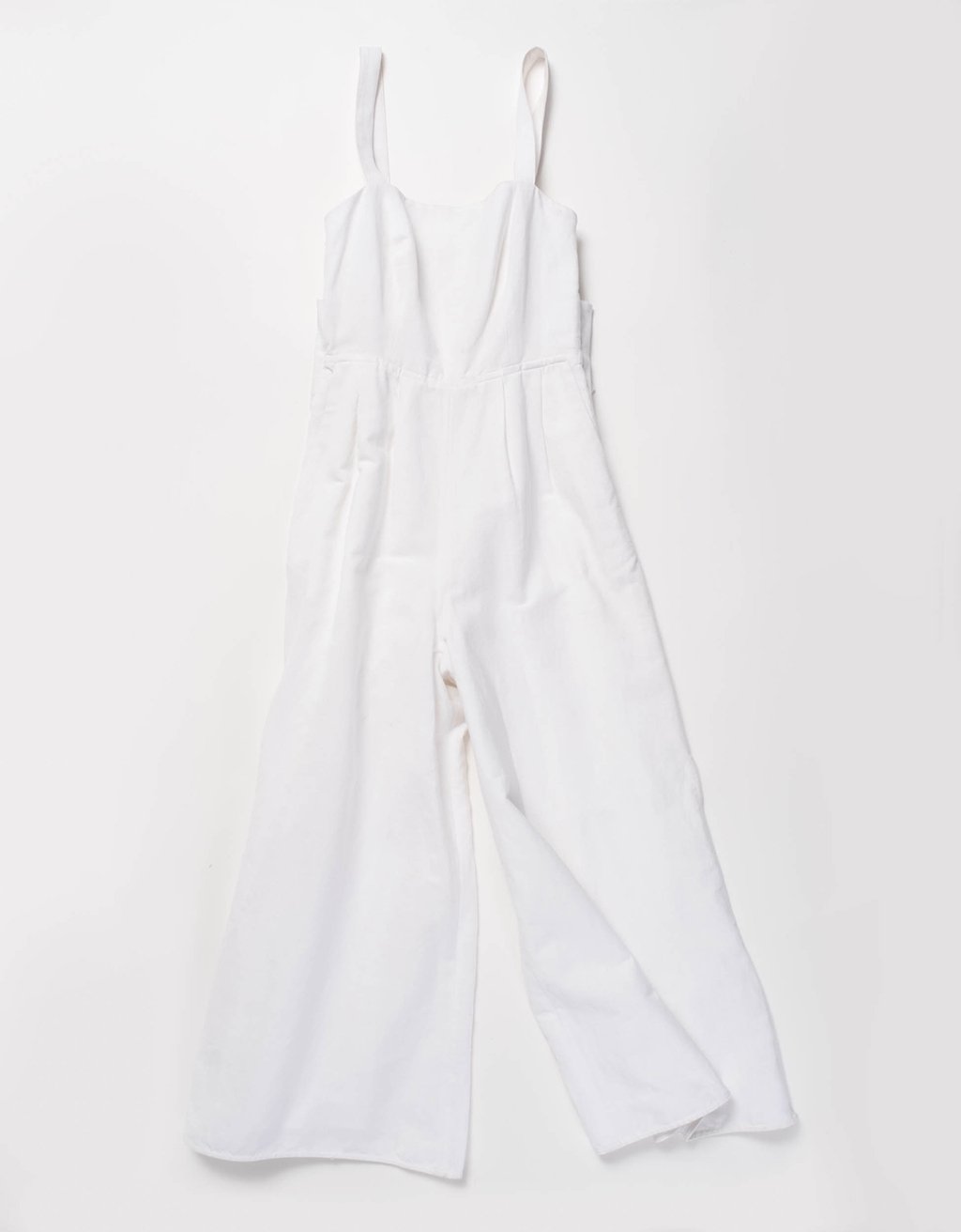 linen tie waist jumpsuit