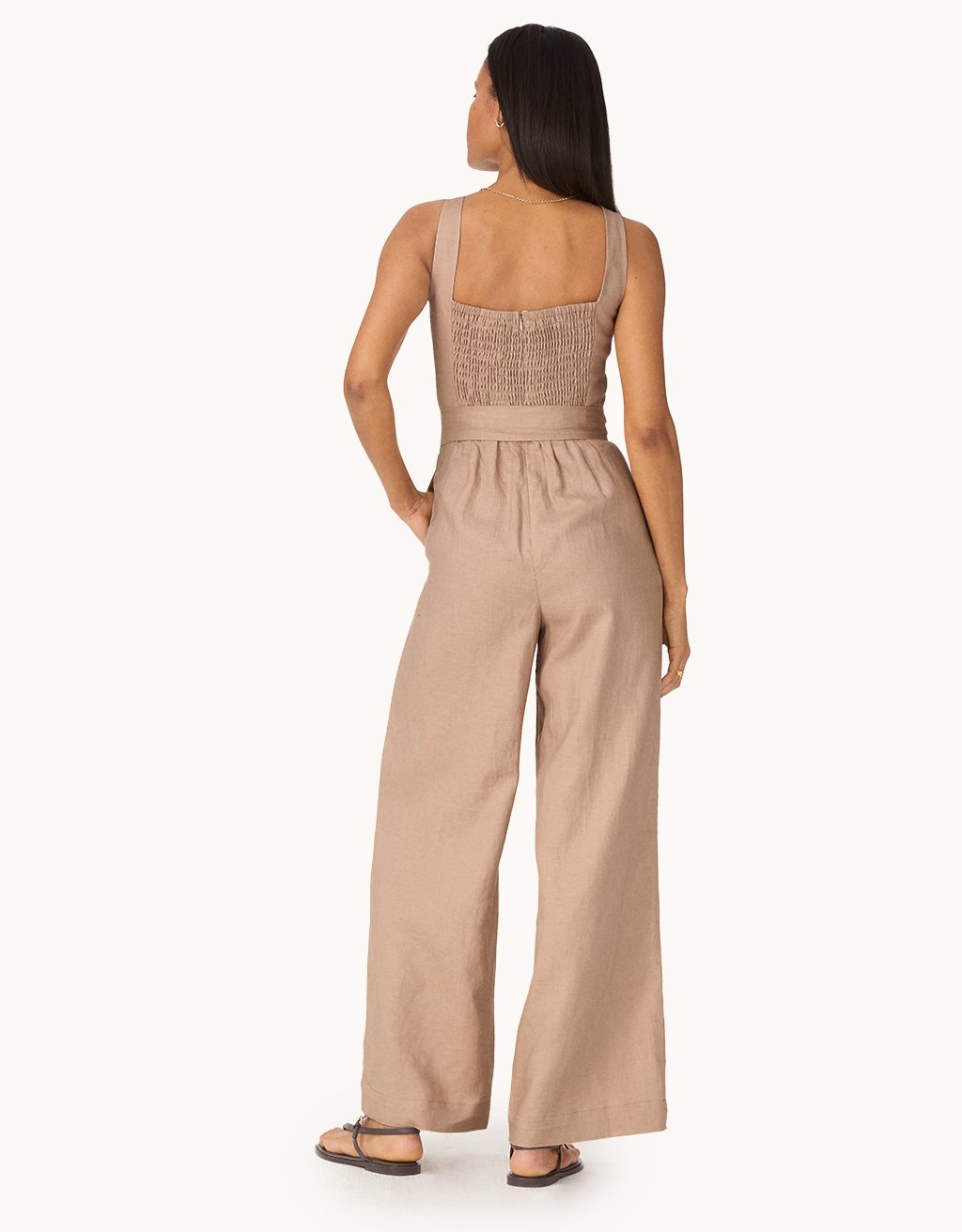 linen jumpsuit
