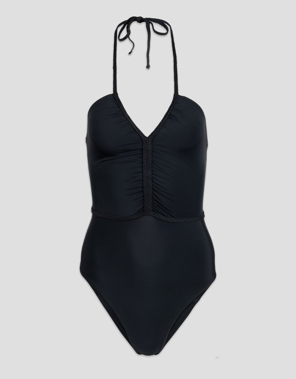 braided bandeau one piece