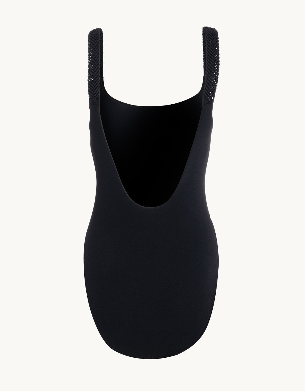 recycled crepe macrame one piece