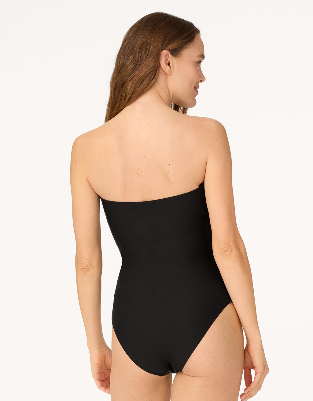 double knit wire bandeau one piece