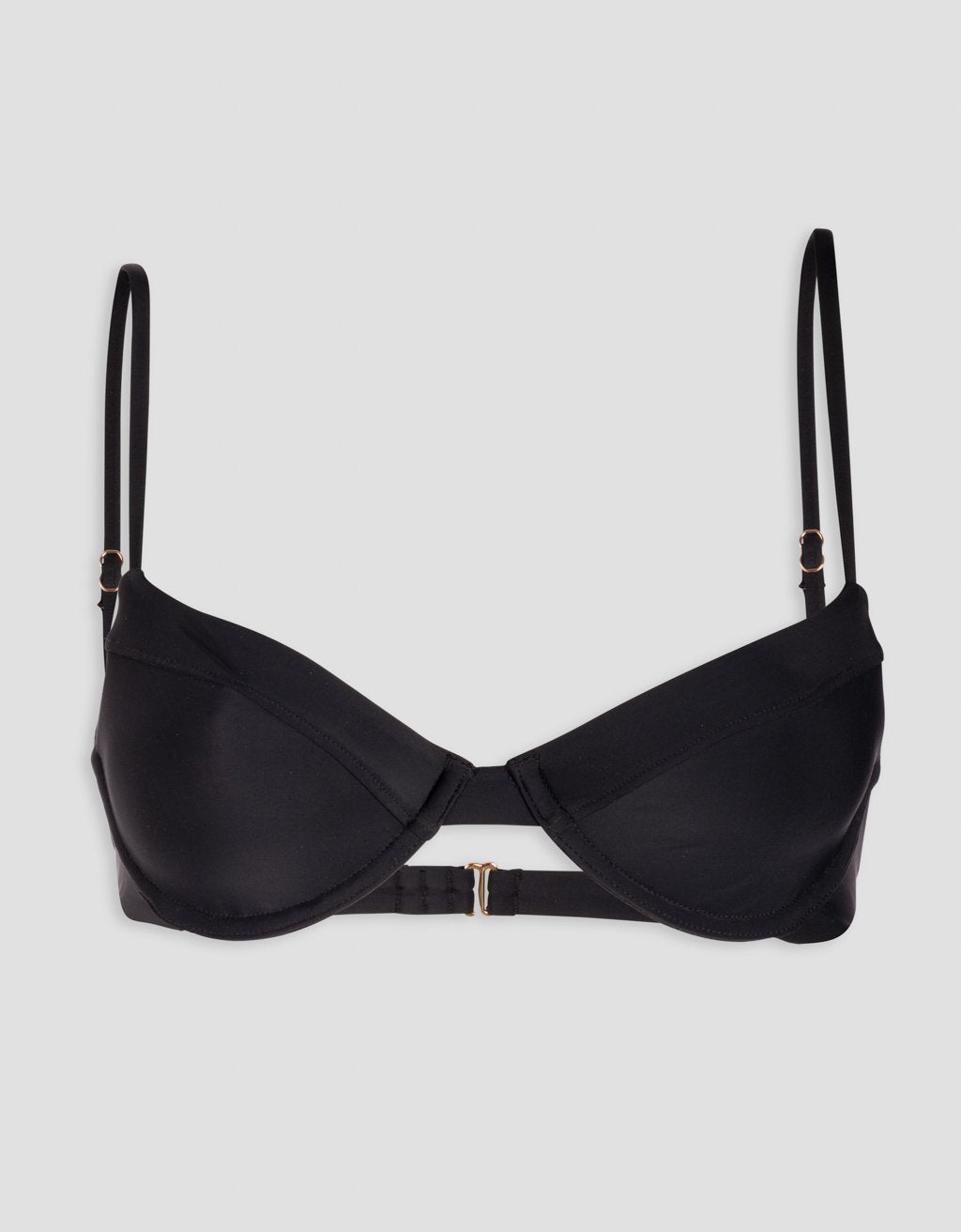 recycled nylon underwire bikini top