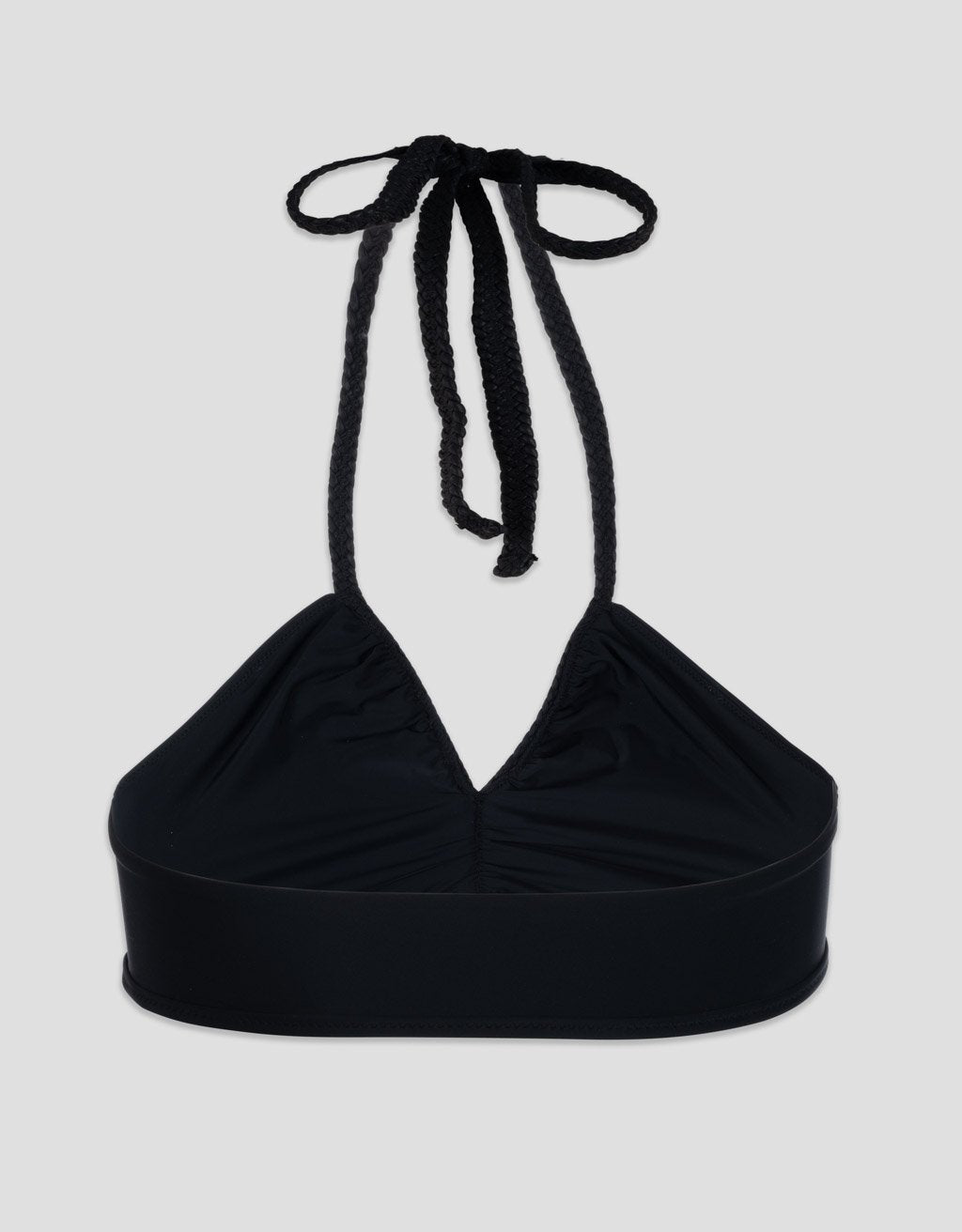 braided bandeau bikini top