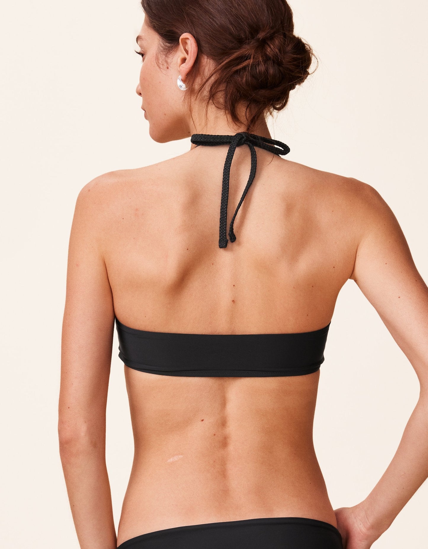 braided bandeau bikini top