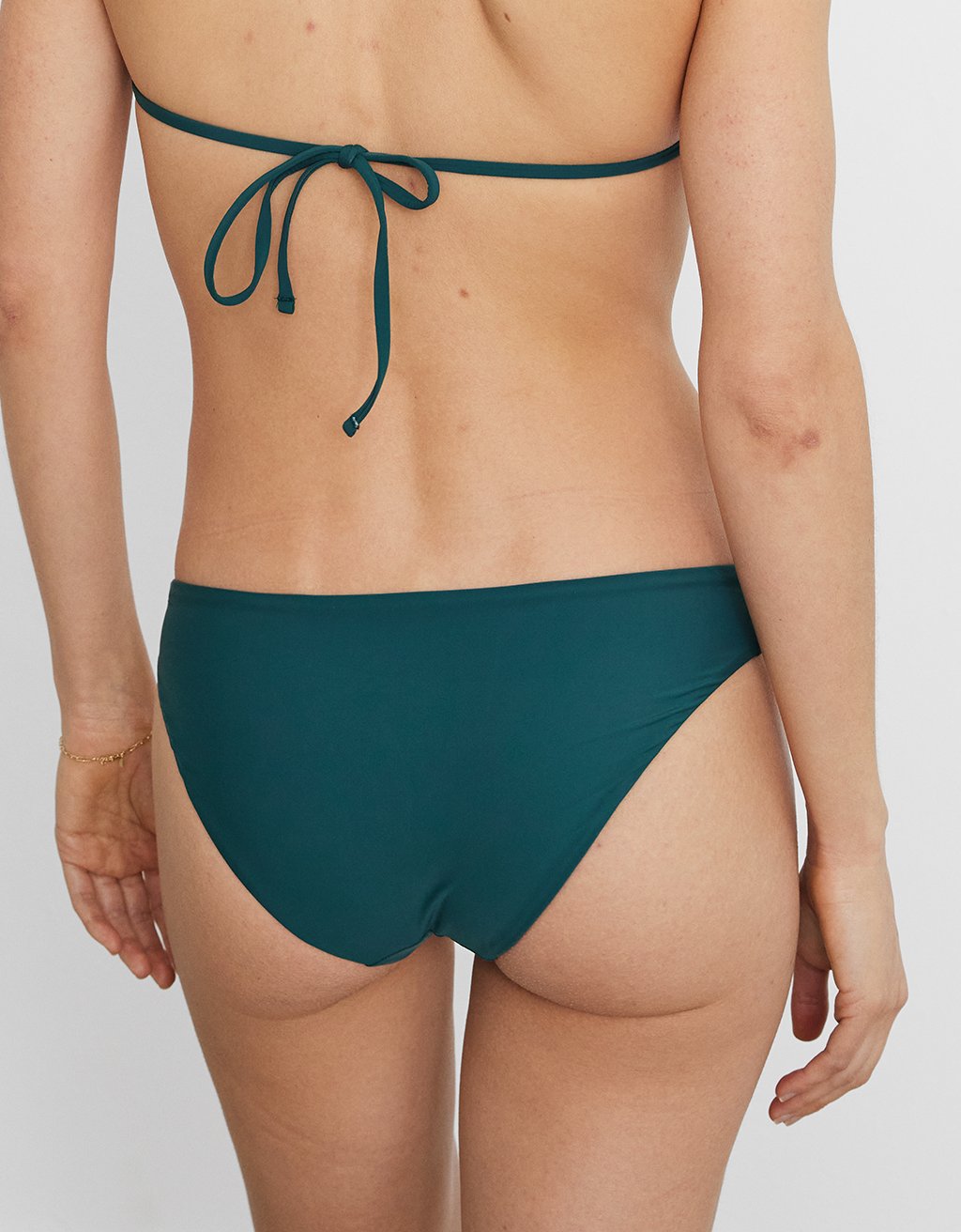 recycled nylon bikini bottom