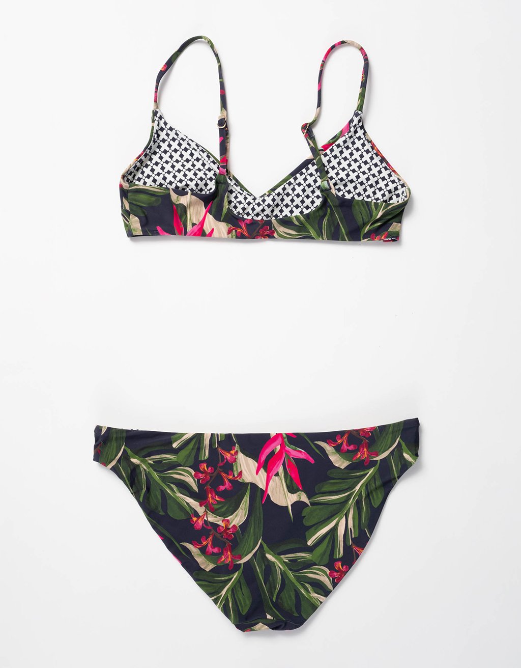 recycled nylon bikini bottom