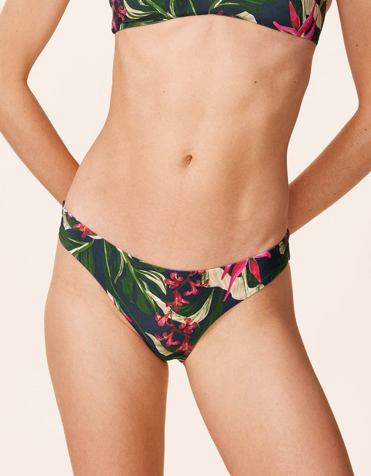 recycled nylon bikini bottom