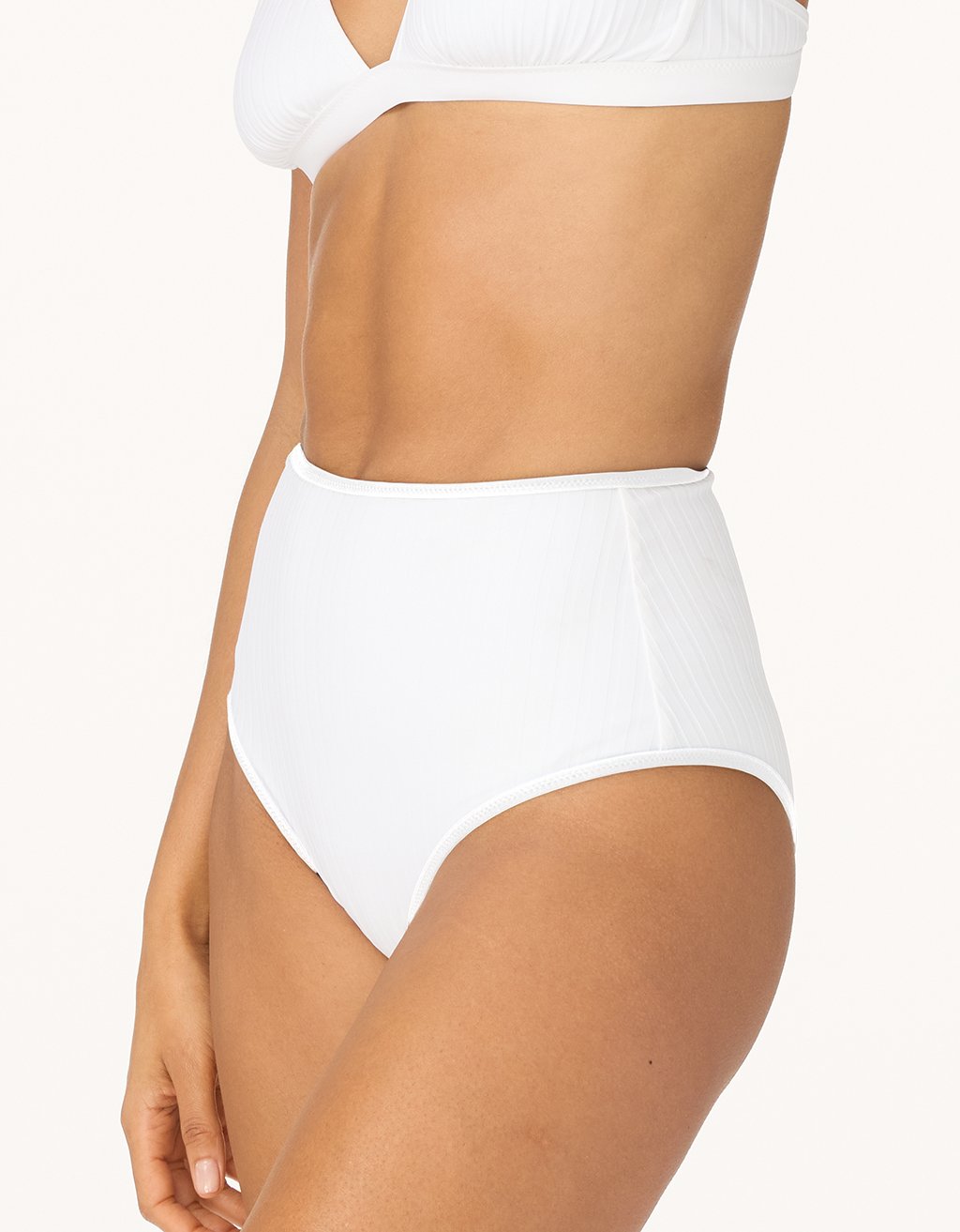 ribbed high rise bottom