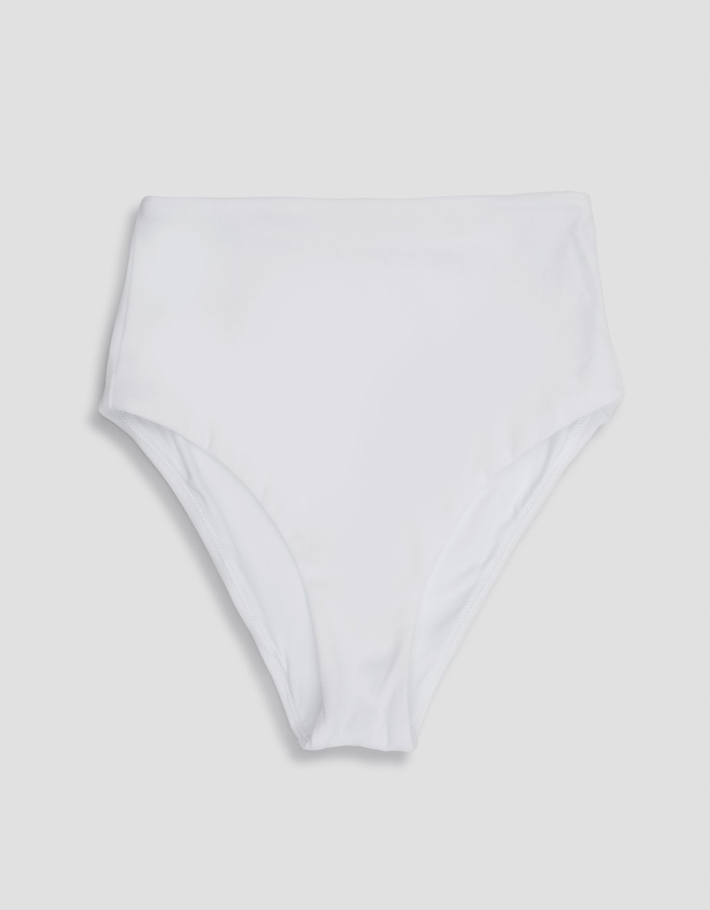 recycled crepe high waisted bikini bottom