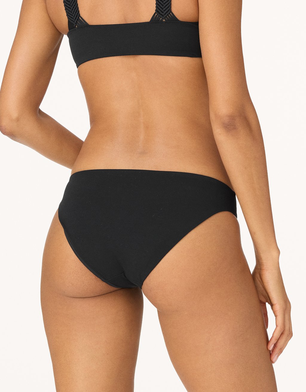 recycled crepe bikini bottom