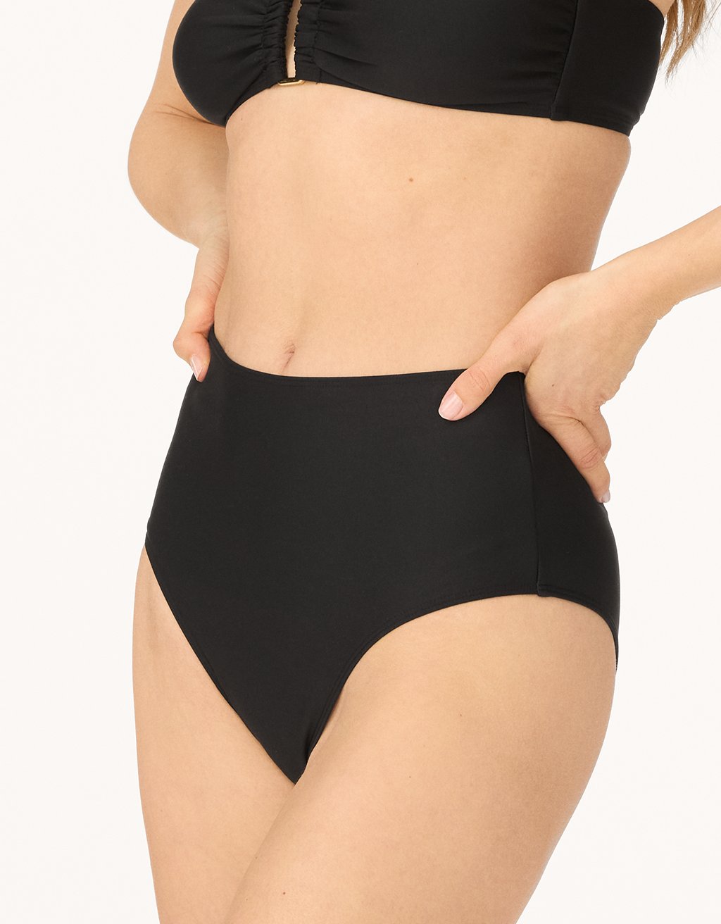 double knit high rise bottom