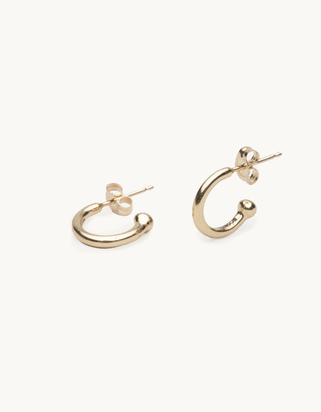 scosha 14k gold mini hoop earrings