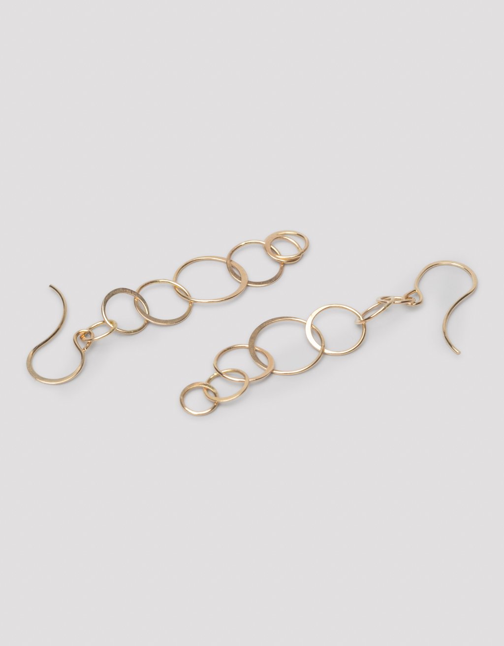 melissa joy manning long lightweight chain earrings