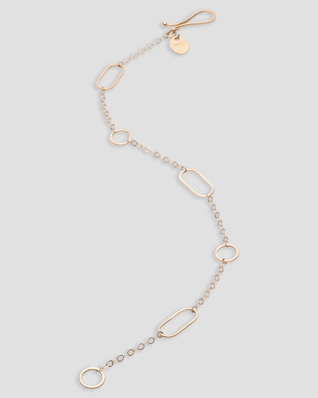 melissa joy manning multi shape chain bracelet