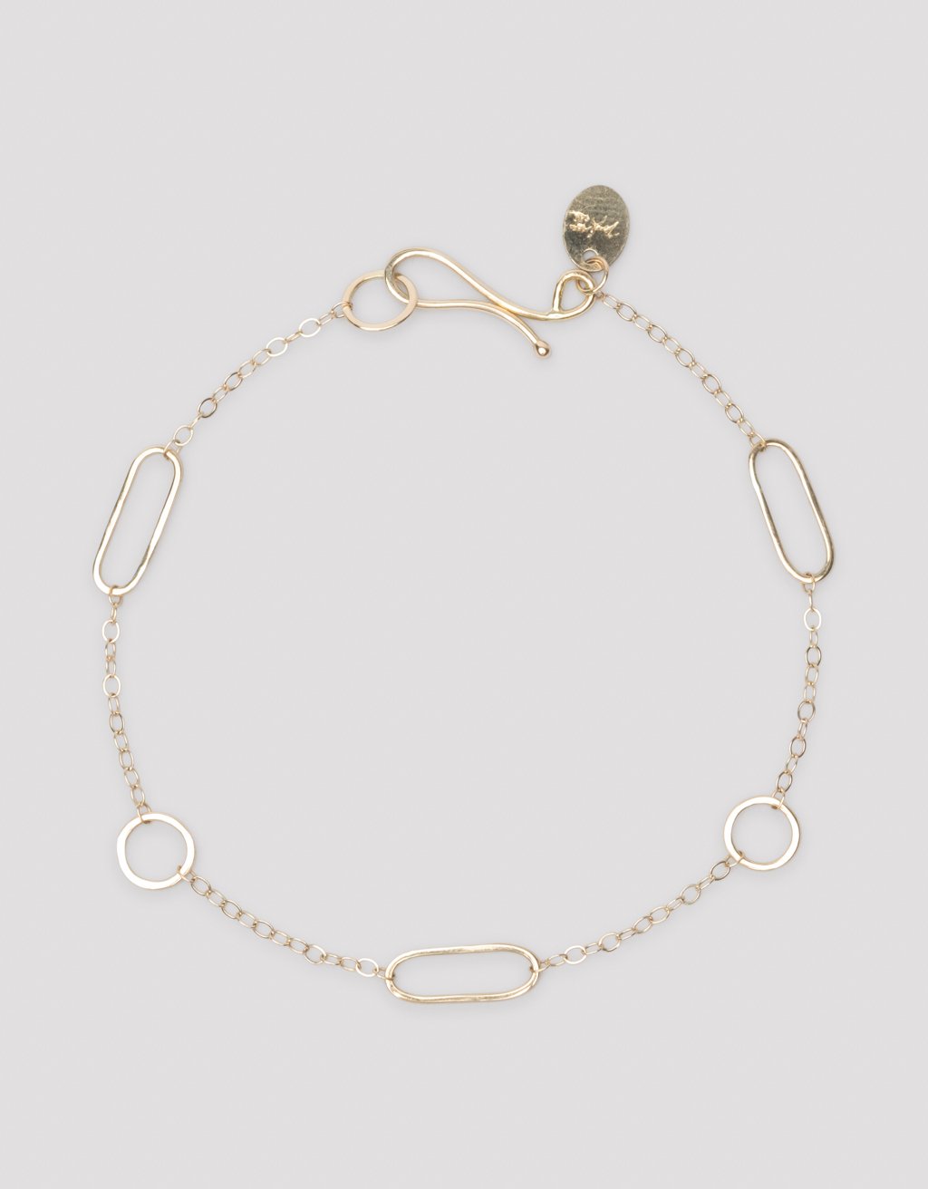 melissa joy manning multi shape chain bracelet