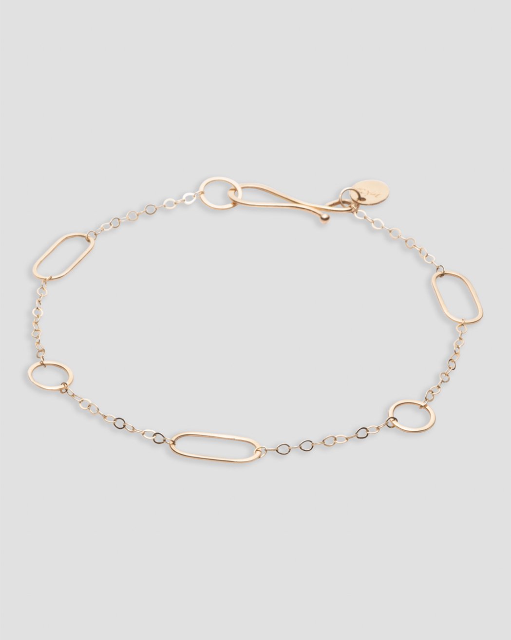 melissa joy manning multi shape chain bracelet