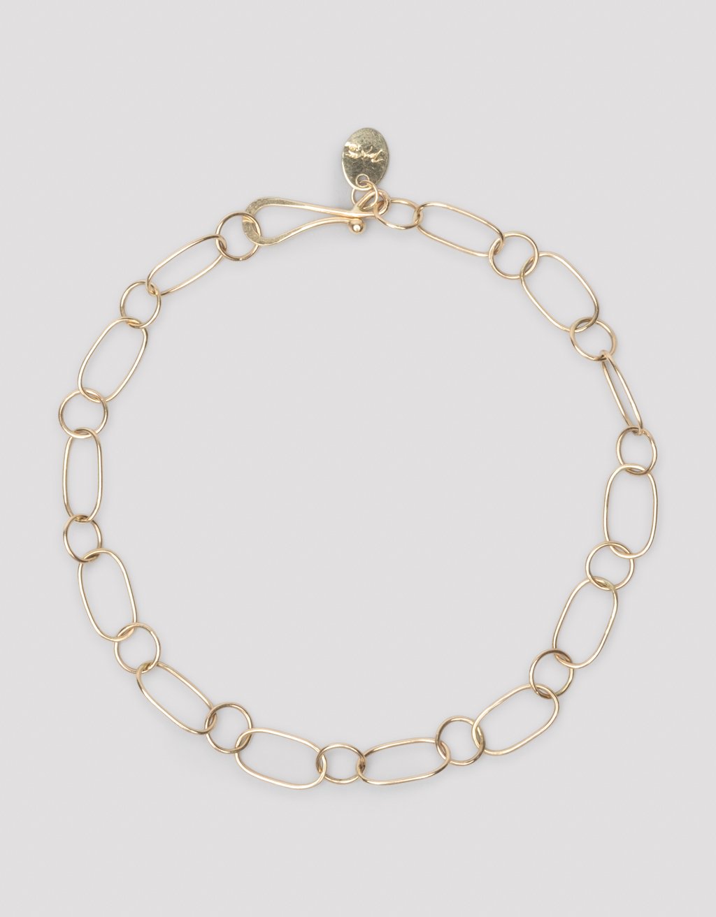 melissa joy manning oval and round chain bracelet